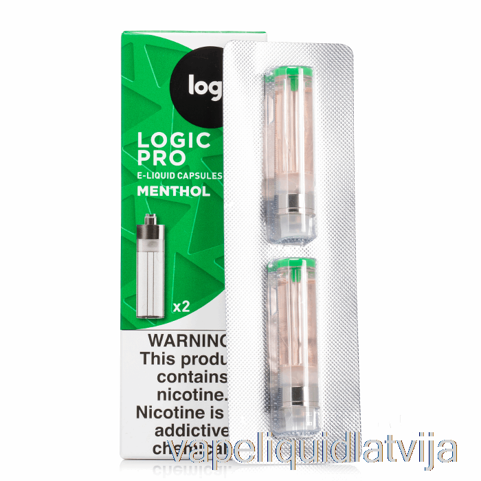 Logic Pro Uzpildes Kapsulas Mentols Vape šķidrums